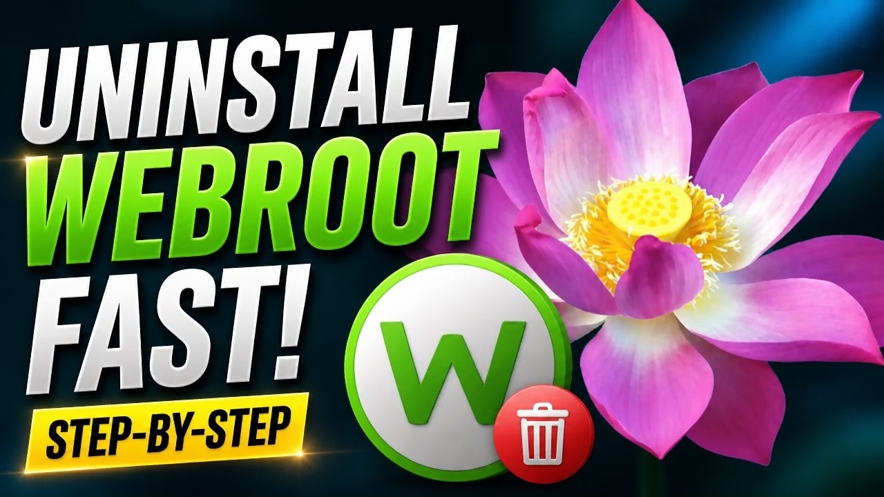 WebRoot Uninstall