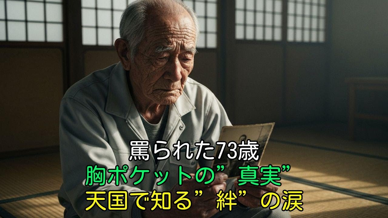 【涙腺崩壊】80歳清掃員を罵った若手社員。翌日知った”真実”に、全社が後悔の涙を流した