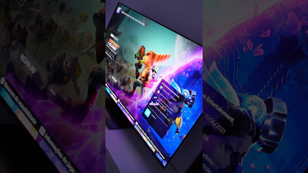 Joguei ps5 em uma tv oled🤩🤯