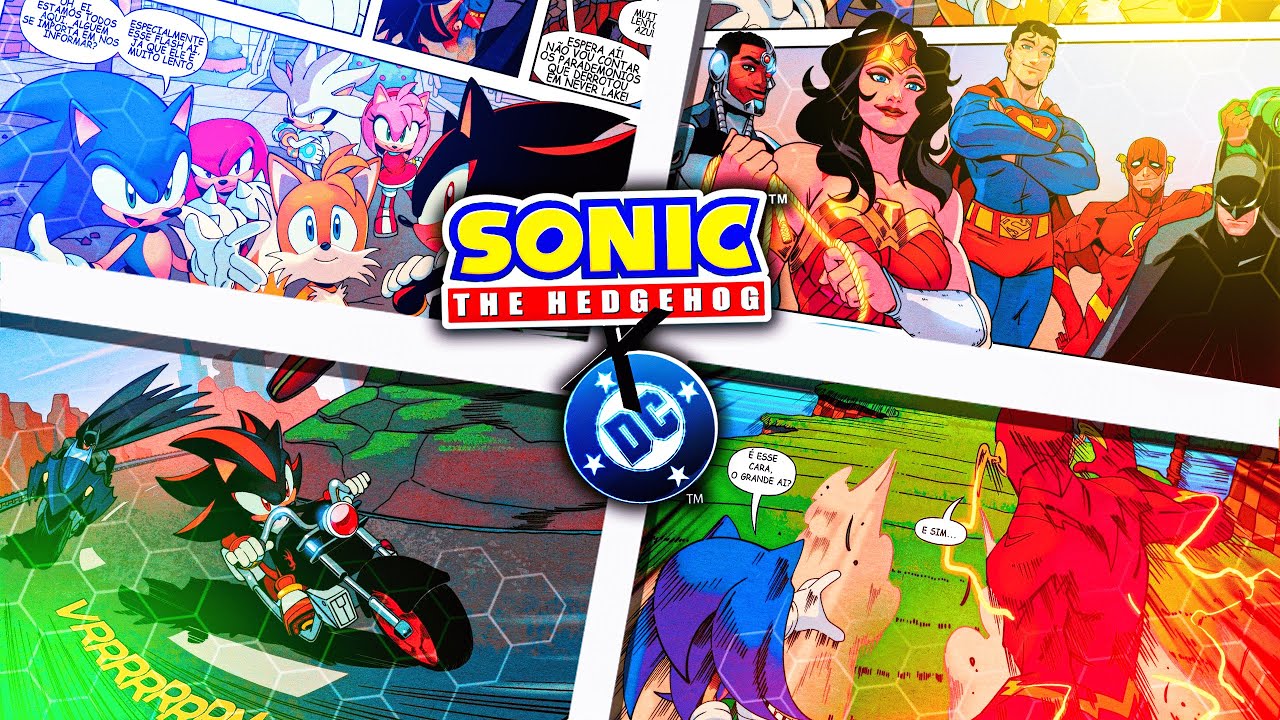 Sonic X DC Dublado (TIME SONIC E LIGA DA JUSTIÇA VS DARKSEID) DUBLADO PT/BR