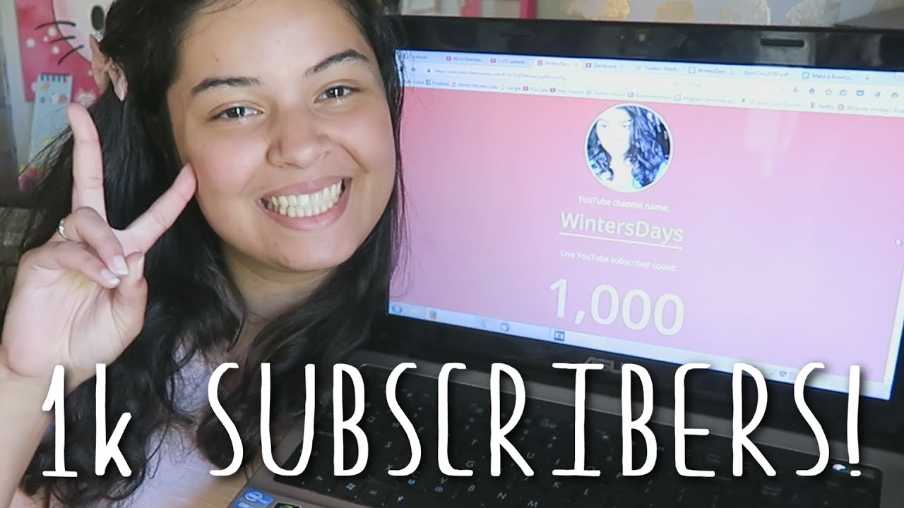 WE REACHED 1,000 SUBSCRIBERS!