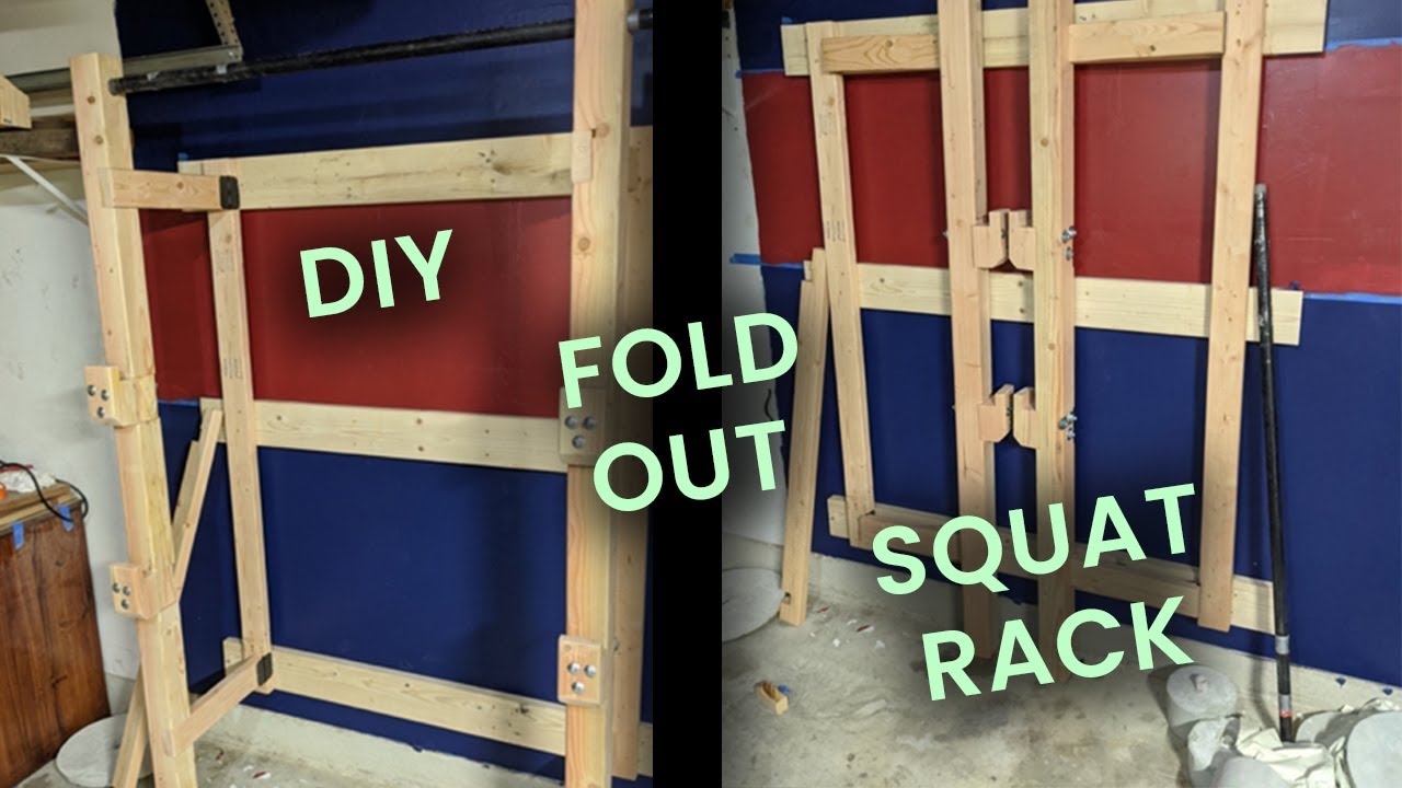 Fold Out Squat Rack