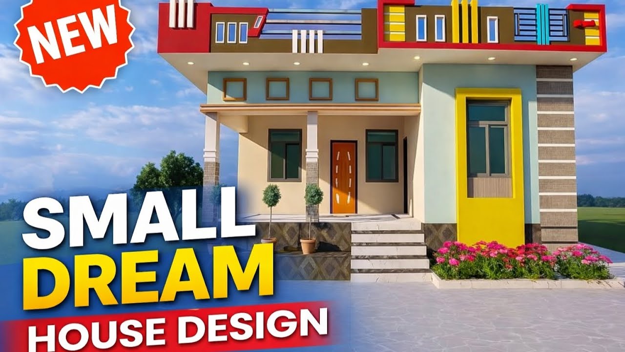 🚀 Topmost 65+ Small House Elevation Design 2026 🥀 Hottest Single Floor House Front Elevation Design💝