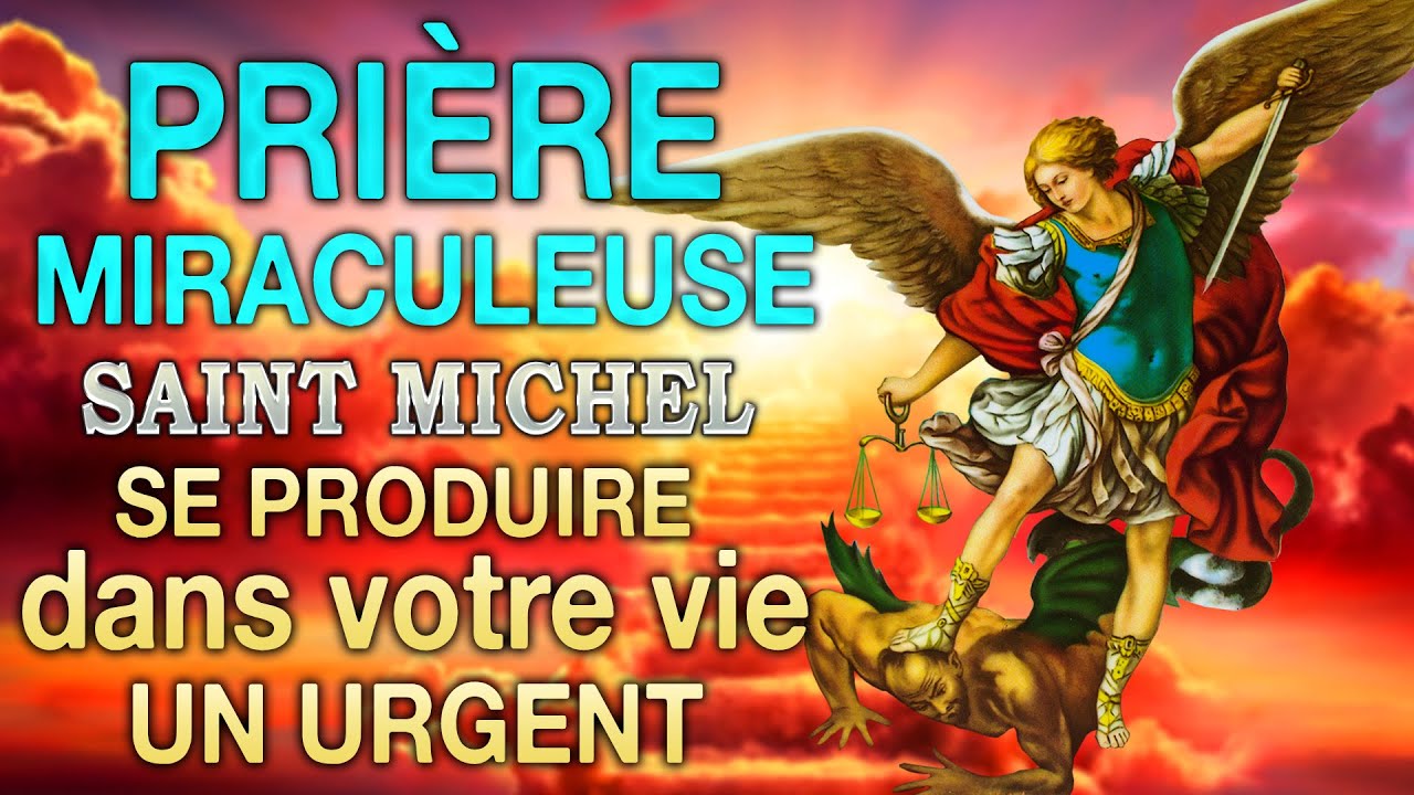 PRIÈRE à SAINT MICHEL ARCHANGE ✨Prière À Saint Michel Archange Contre Les Ennemis