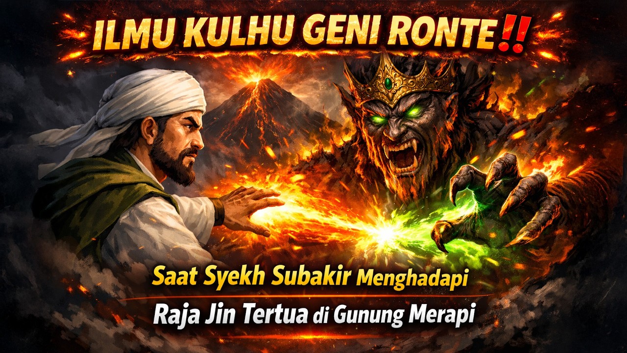 ILMU KULHU GENI RONTK‼️ Saat Syekh Subakir Menghadapi Raja Jin Tertua di Gunung Merapi