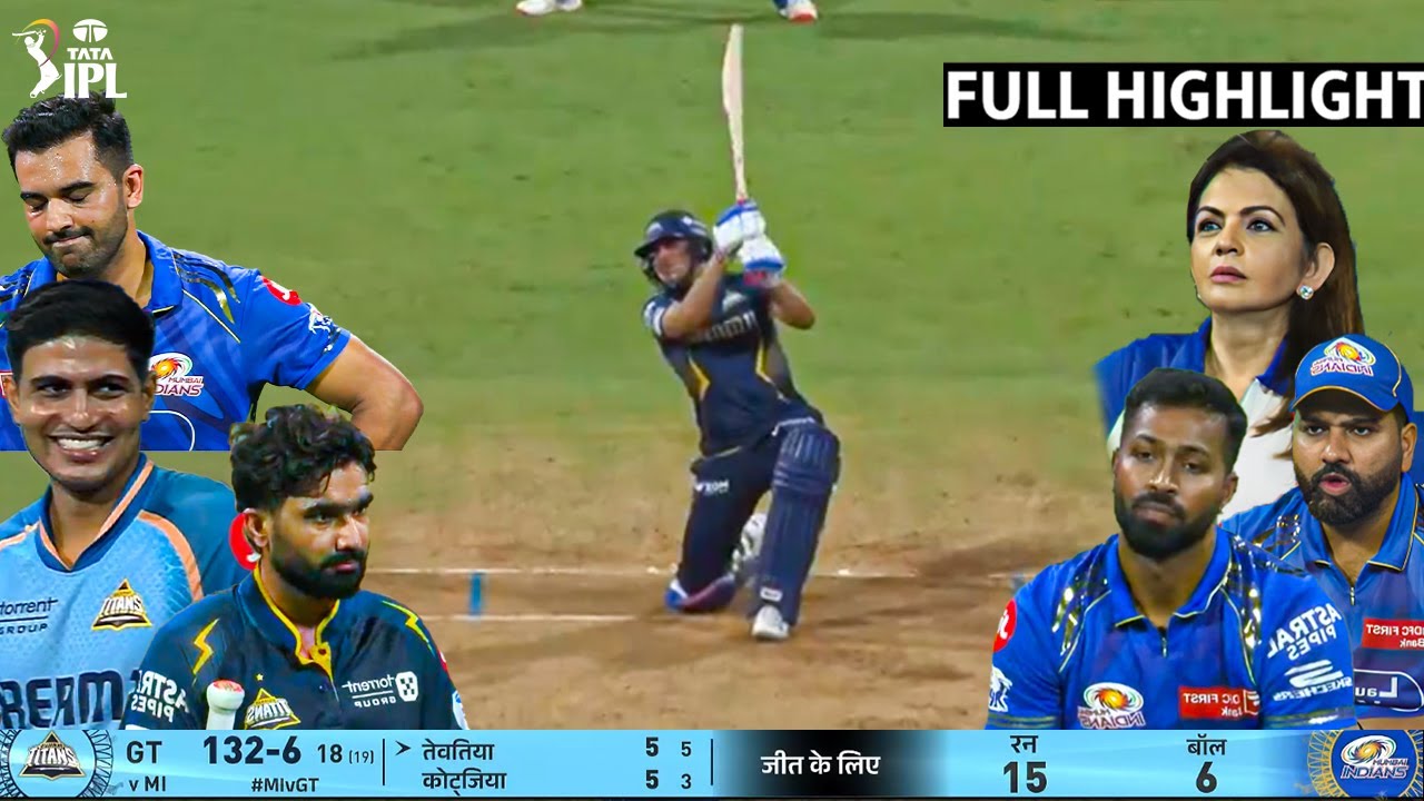 Mumbai vs Gujarat IPL 2025 Full Match Highlights, MI vs GT IPL 2025 FULL HIGHLIGHTS