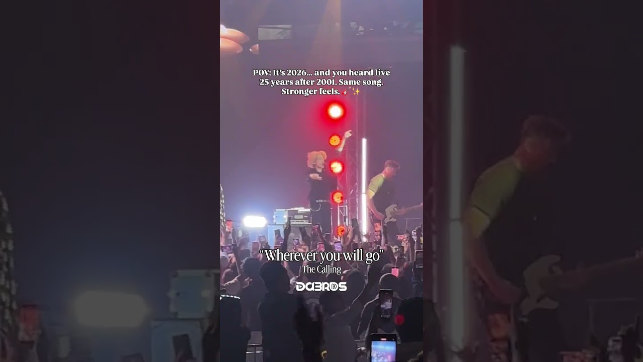 🔥 POV: It’s 2026… and you heard live 25 years after 2001. Same song, Stronger feels 🎸🔥 #thecalling 