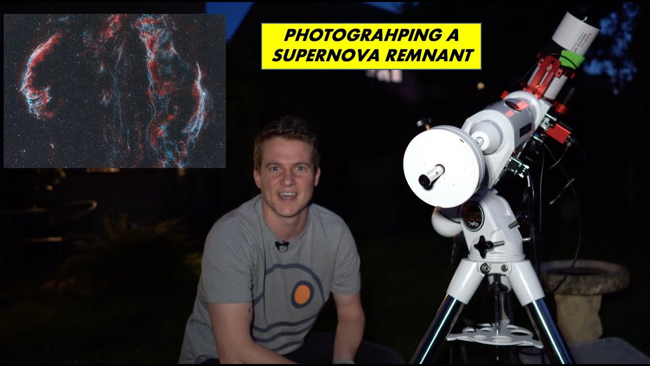 Photographing the Veil Nebula in one night (only 3.5 hours of data) - deep sky astrophotography
