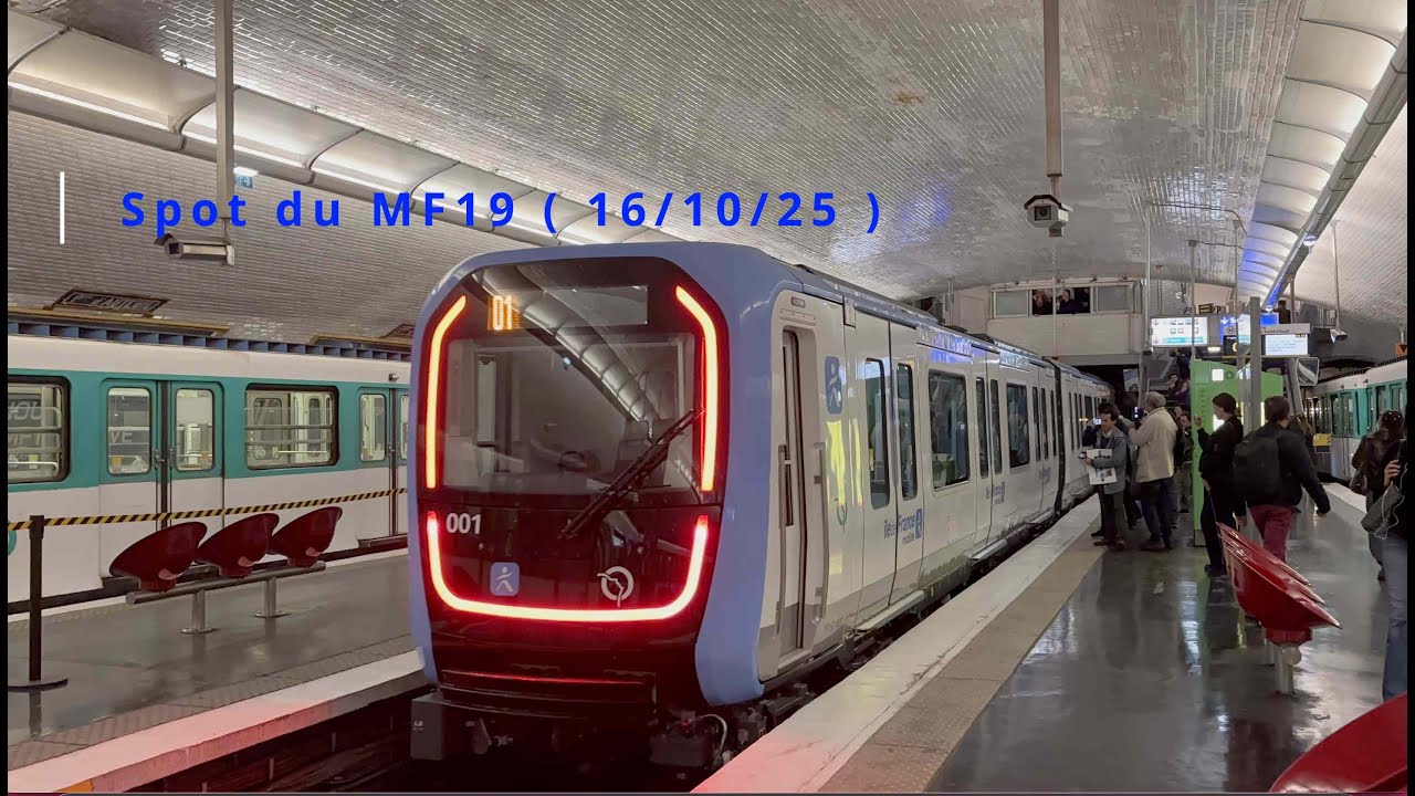 Inauguration du MF19 sur le métro 10 !