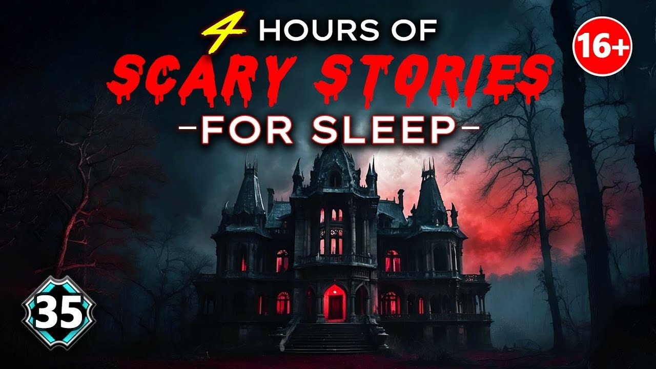 🔴 NO ADS 🔴 4 HOURS of TRUE Scary Stories for Sleep | Rain Sounds | Ep. 36