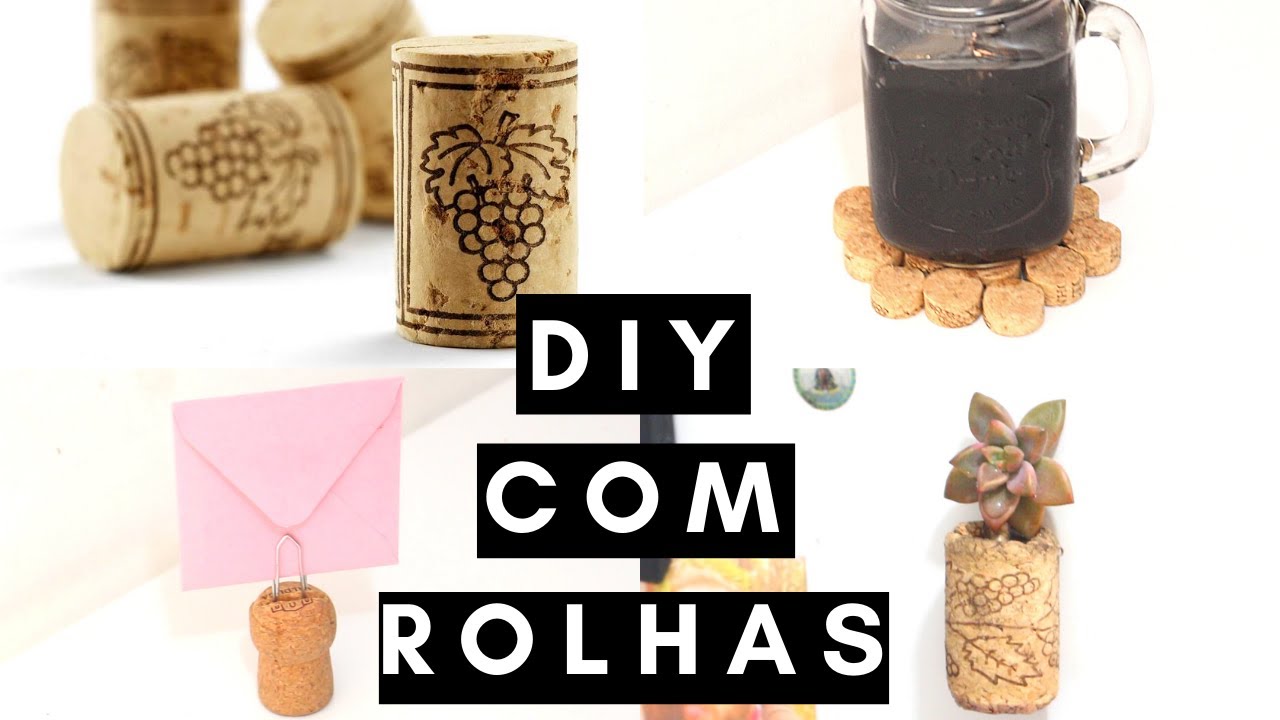 O Que Fazer com ROLHAS DE VINHO ? 3 IDEIAS DE FAÇA VOCÊ MESMO