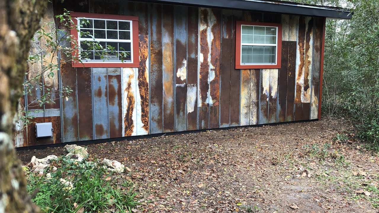 Rustic Tin House Siding