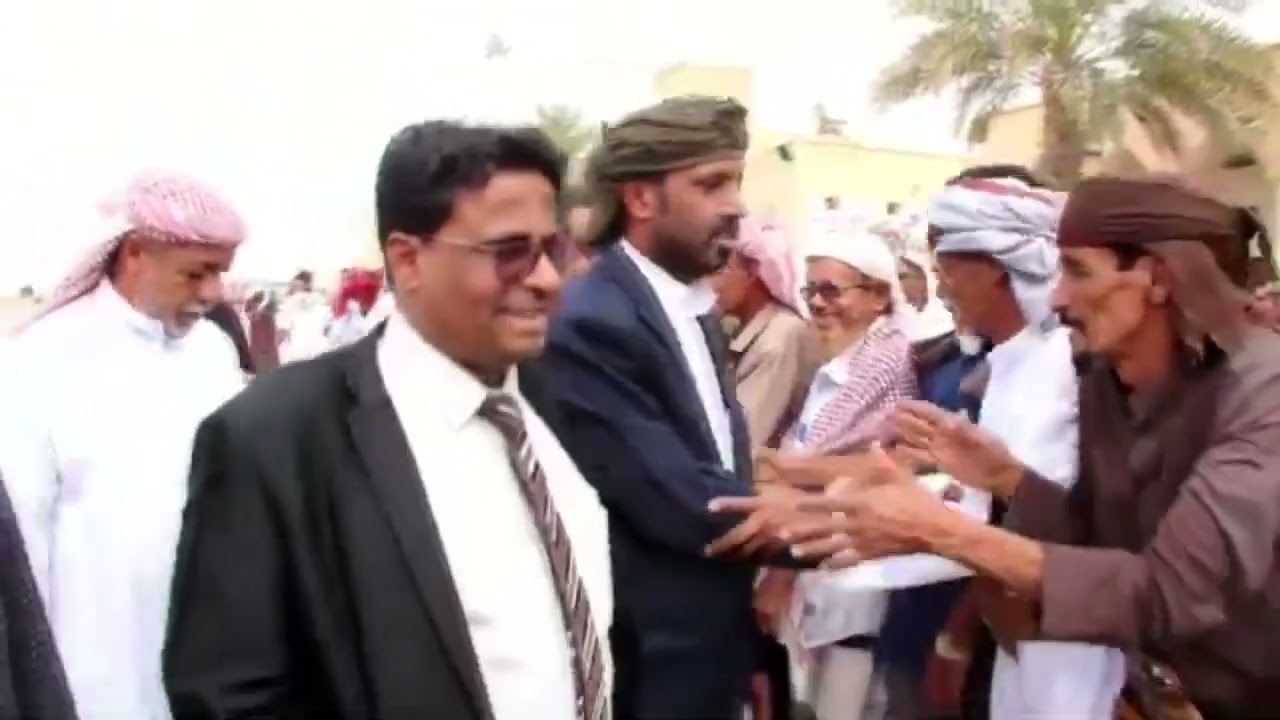 تغطية خاصة لوصول الشيخ عمرو بن حبريش العليي رئيس حلف قبائل حضرموت رئيس مؤتمر حضرموت الجامع إلى أرض