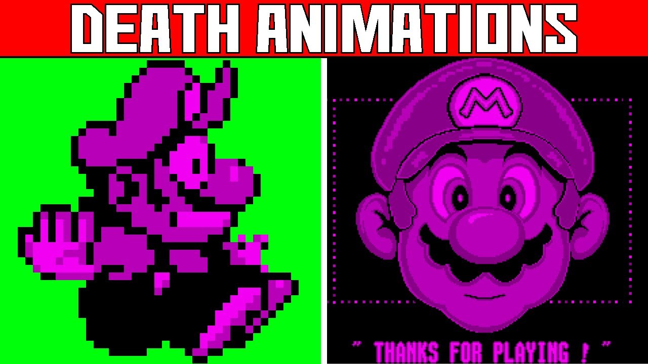 VirtualBoy Video Game Deaths & Game Over Screens (Death Animations)