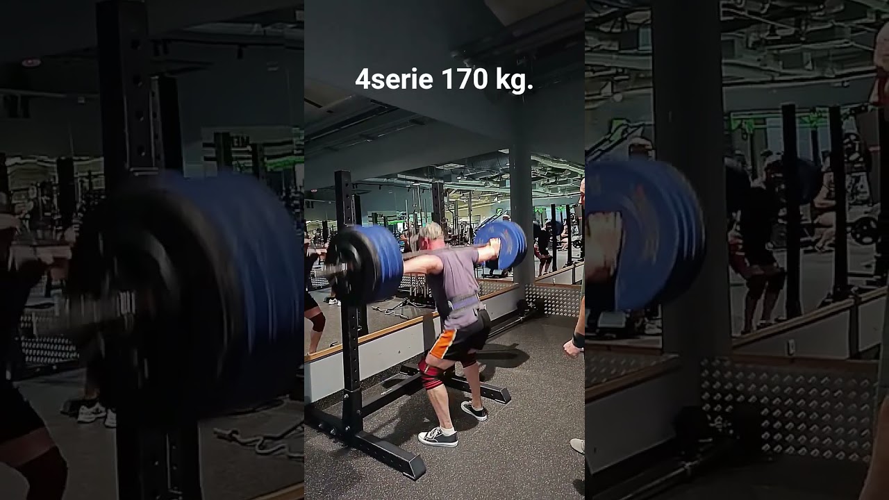 Zrobiłem 4 serie po 6 przysiad&oacute;w 170 kg.💪