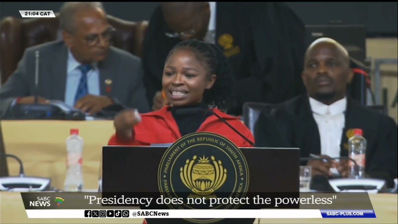 SONA debate I Presidency does not protect the powerless: Chirwa
