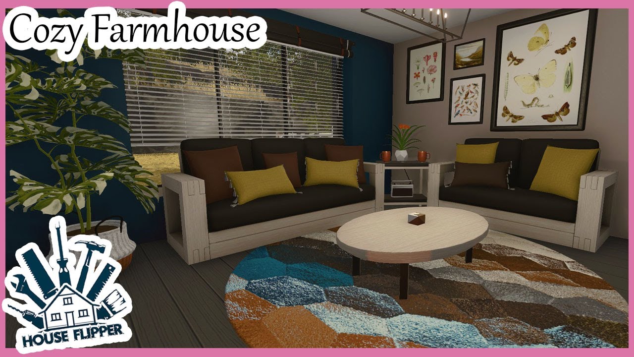 House Flipper Farm DLC - A Cozy Farm House - The Cabin In the Woods (Speed Build) No Demolition