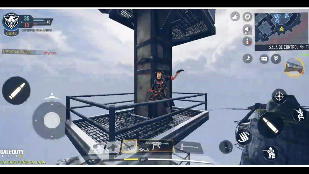Cómo subir a la torre de summit en call of duty:Mobile