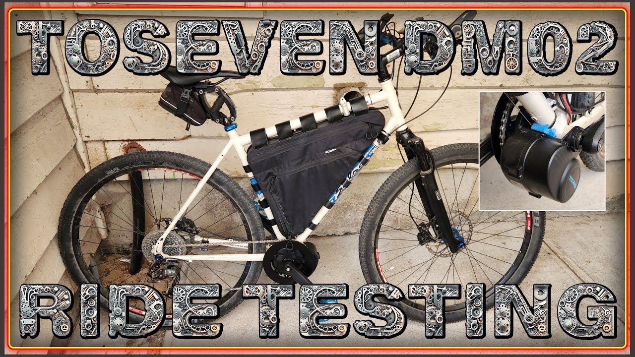 TOSEVEN DM02 Ebike Conversion Motor Ride Testing, Thermal Performance