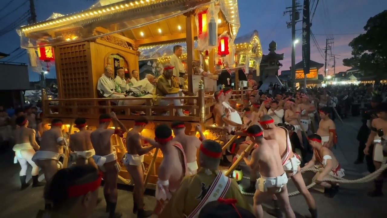2025 魚吹八幡神社秋季例祭 昼宮 新在家壇尻