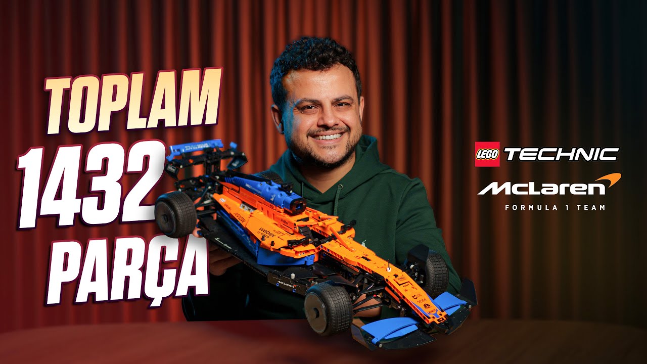 Dev Boyutlardaki LEGO McLaren Formula 1'i Ziyaret Ettim!