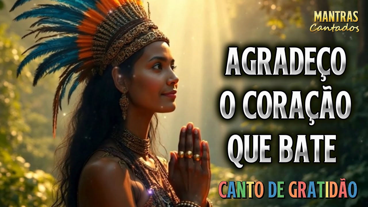 🌜🌺 EU AGRADE&Ccedil;O AS BATIDAS DO CORA&Ccedil;&Atilde;O &ndash; CANTO de GRATID&Atilde;O | MANTRAS CANTADOS - Fab&iacute;ola Lyma