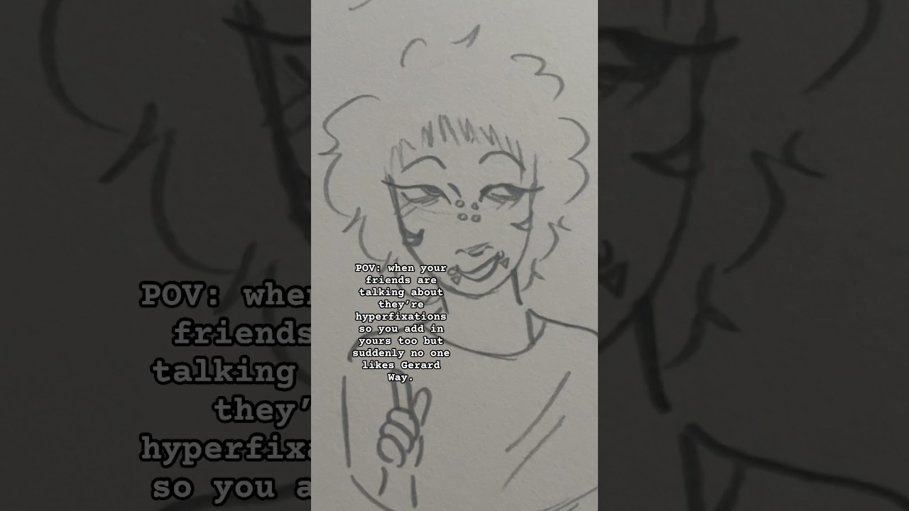 Sorry man- #artist #art #silly #doodles #mcr #mcrx #rock #emo #goth #fob #sketches