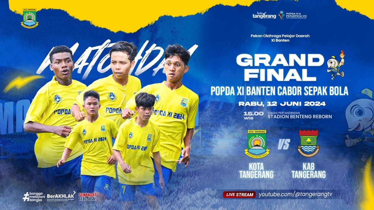 LIVE - Grand Final POPDA XI Banten Cabor Sepak Bola