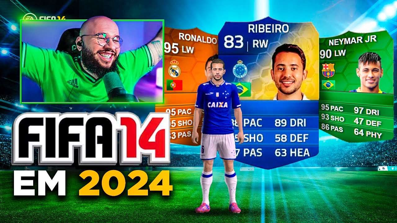 JOGUEI O FIFA 14 EM 2024!