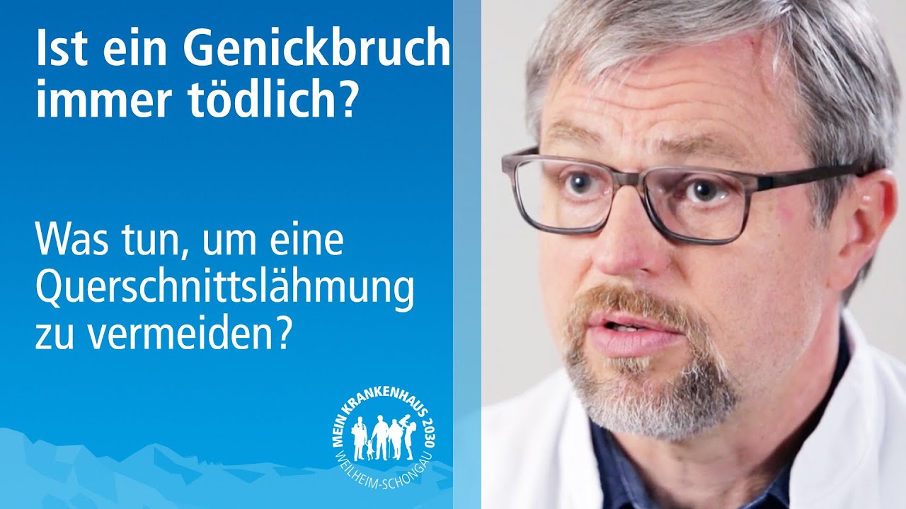 Wie gef&auml;hrlich kann ein Genickbruch wirklich sein? Was Sie bei einer Instabilit&auml;t sofort tun sollten