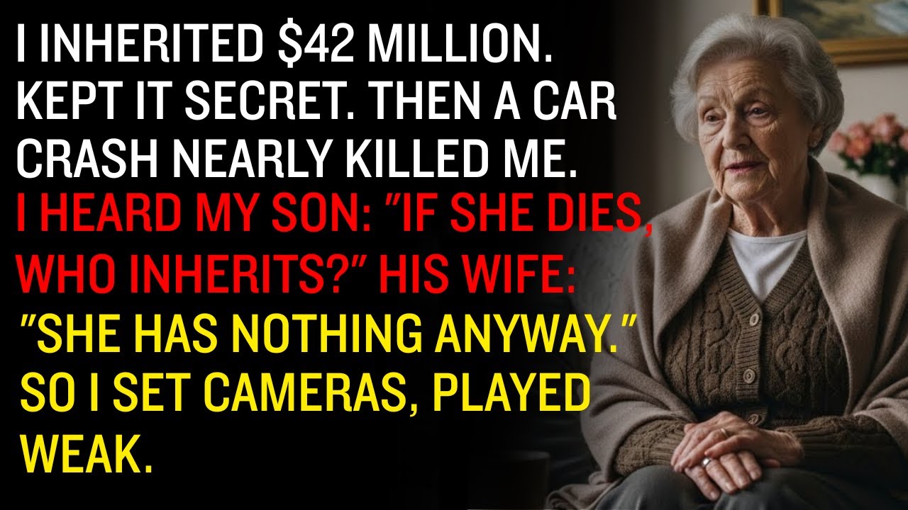 After Inheriting $42M, I Survived the Crash — My Son’s Wife Turned Pale Seeing Me Alive