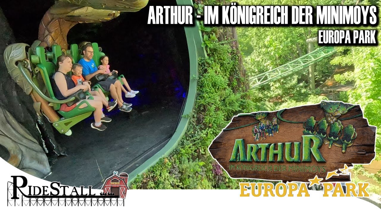 Arthur the Ride - eine Reise durchs Königrech der Minimoys im Europa Park | POV Onride
