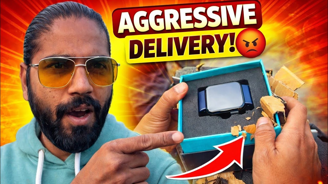 See how agressively person does unboxing 😳 / delivery wale item ko kaise handle karte hai#vlog 