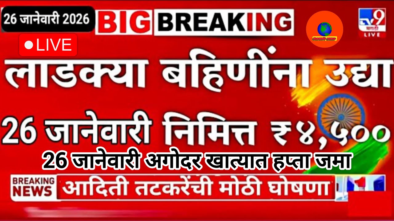 Ladki Bahin Yojana चा हफ्ता 26 जानेवारीच्या आसपास मिळणार, Aditi Tatkare 4500