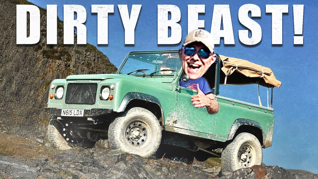 Tesla Defender Takes on Wales! 'Dirty Beast' is Moggy’s Maddest Build Yet (Electric Classic Cars)