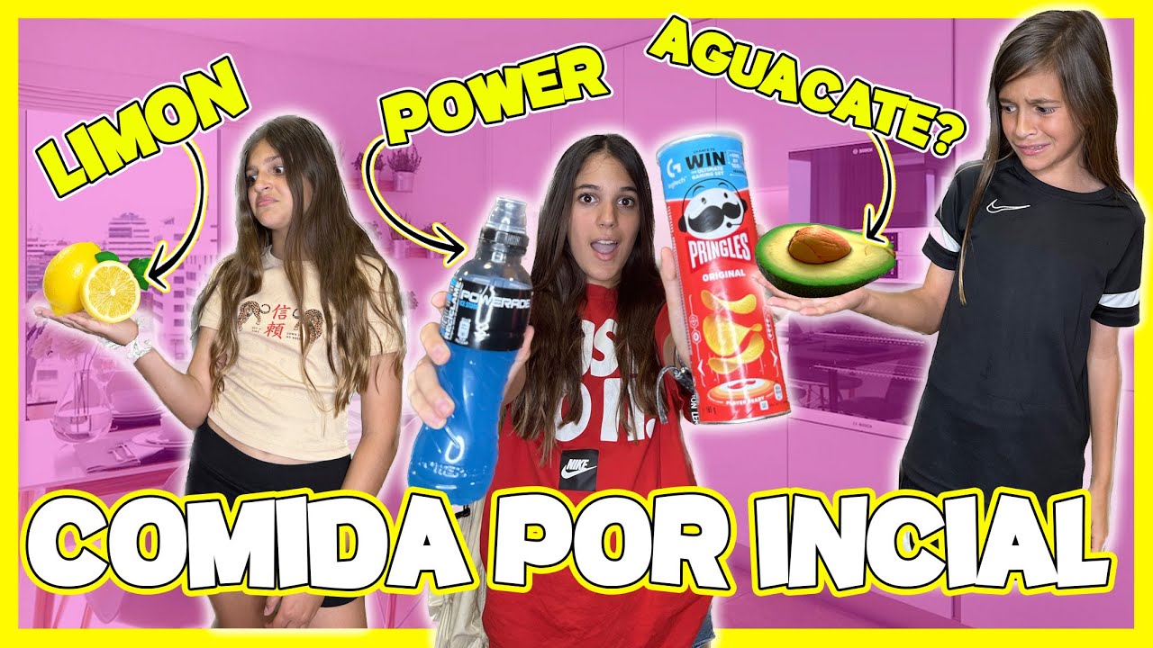 **VLOG 17** 24 Horas Comiendo Comida Con Nuestra Inicial #hifamilyteam