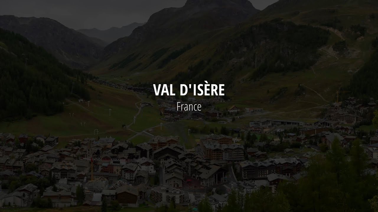 A view of the Val-d'Isère valley in autumn, Auvergne-Rhône-Alpes, France [4K]
