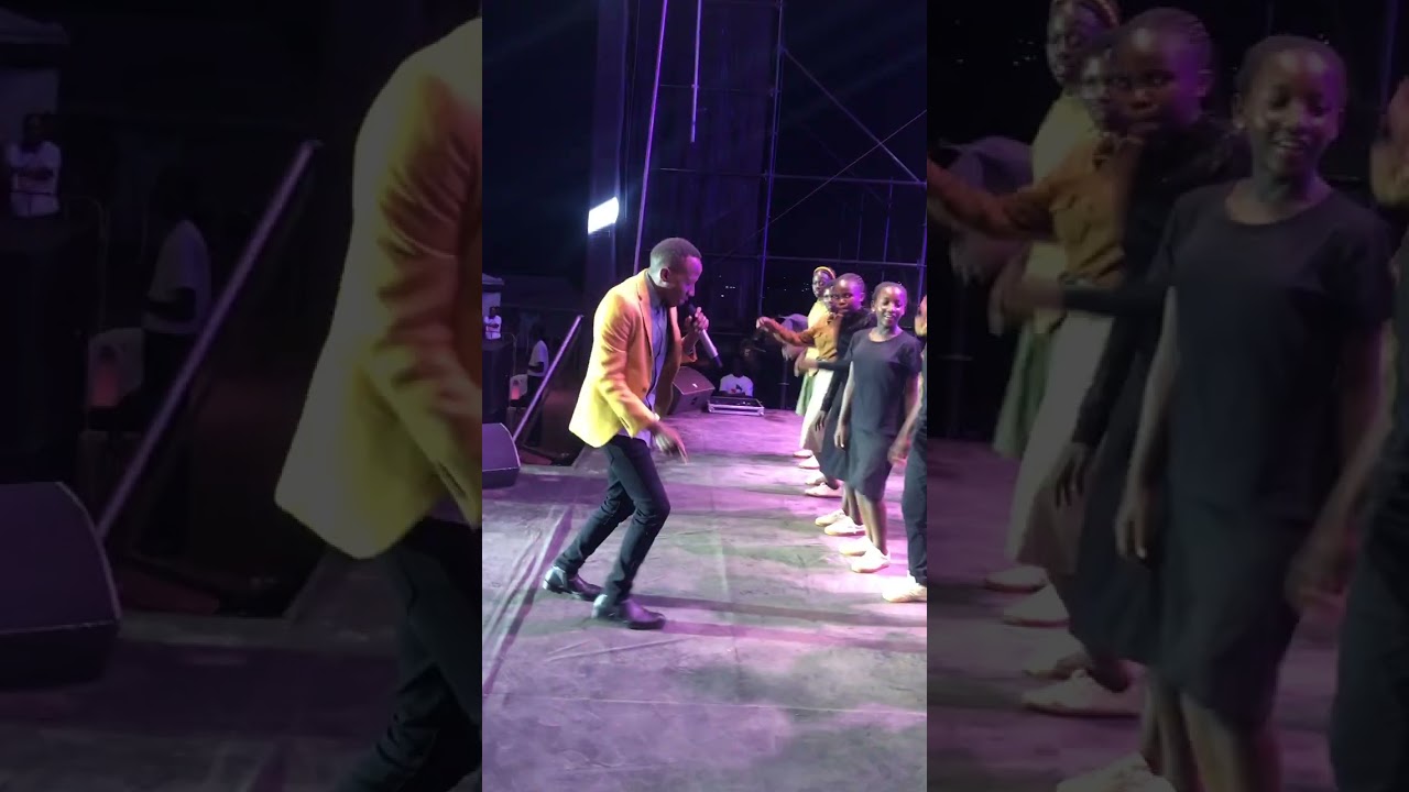 Engineer Brian performs Gunvuga at a Crusade in komamboga #gunvuga