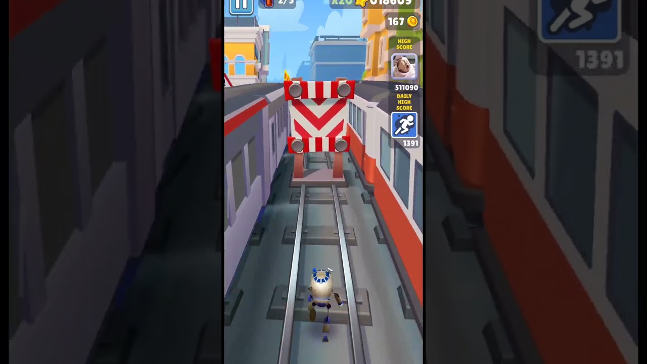 Tagbot Race Subway Surf 2 #gameplay #subwaysurfers #gamingkashii #tagbot