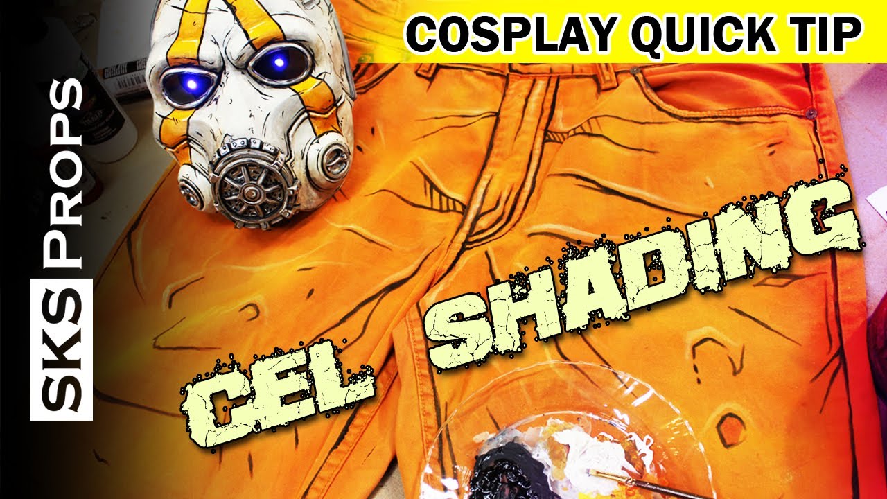 How to Paint a Borderlands Psycho Cel Shading Cosplay Tutorial