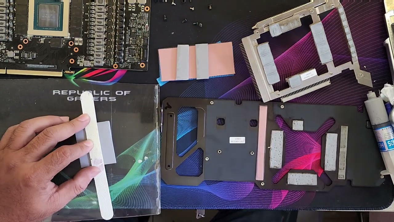 ASUS RTX 3080 Tuf 10gb Change Thermal Pads