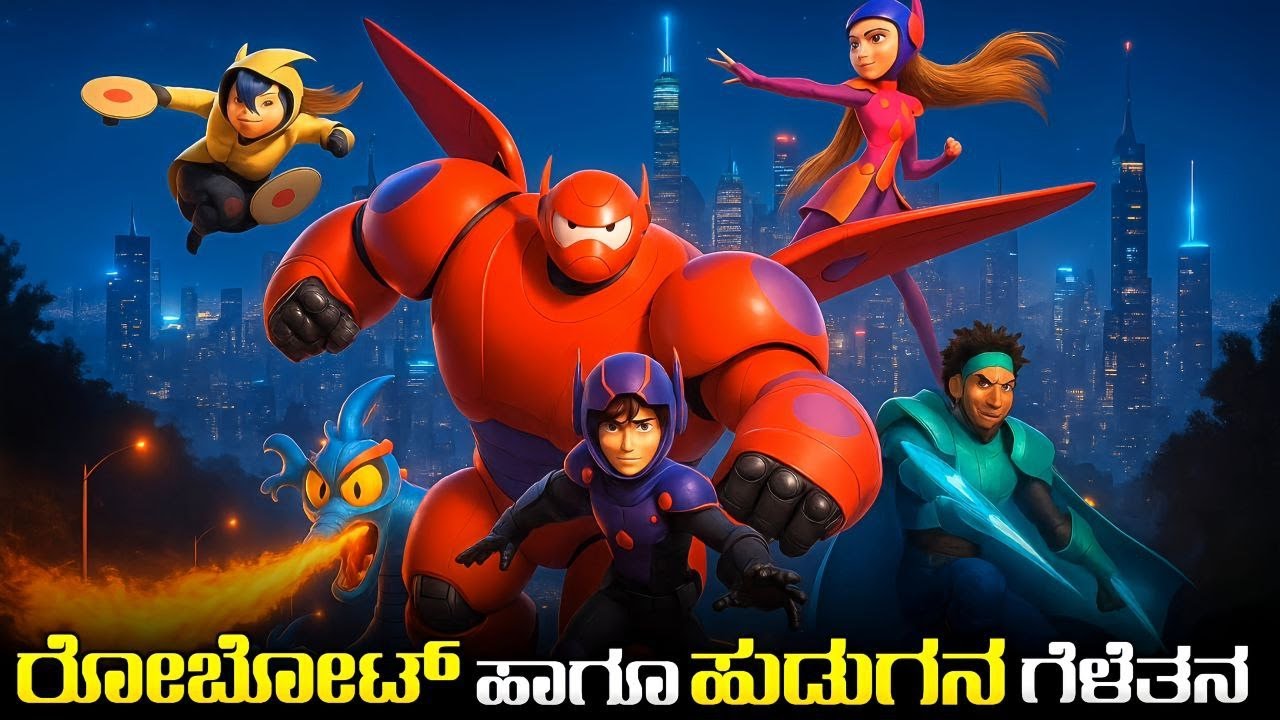 ಆರು ಜನ ಹೀರೋಗಳು ಒಟ್ಟು ಸೇರಿದಾಗ!|• Big Hero 6• Scifi• Explained|