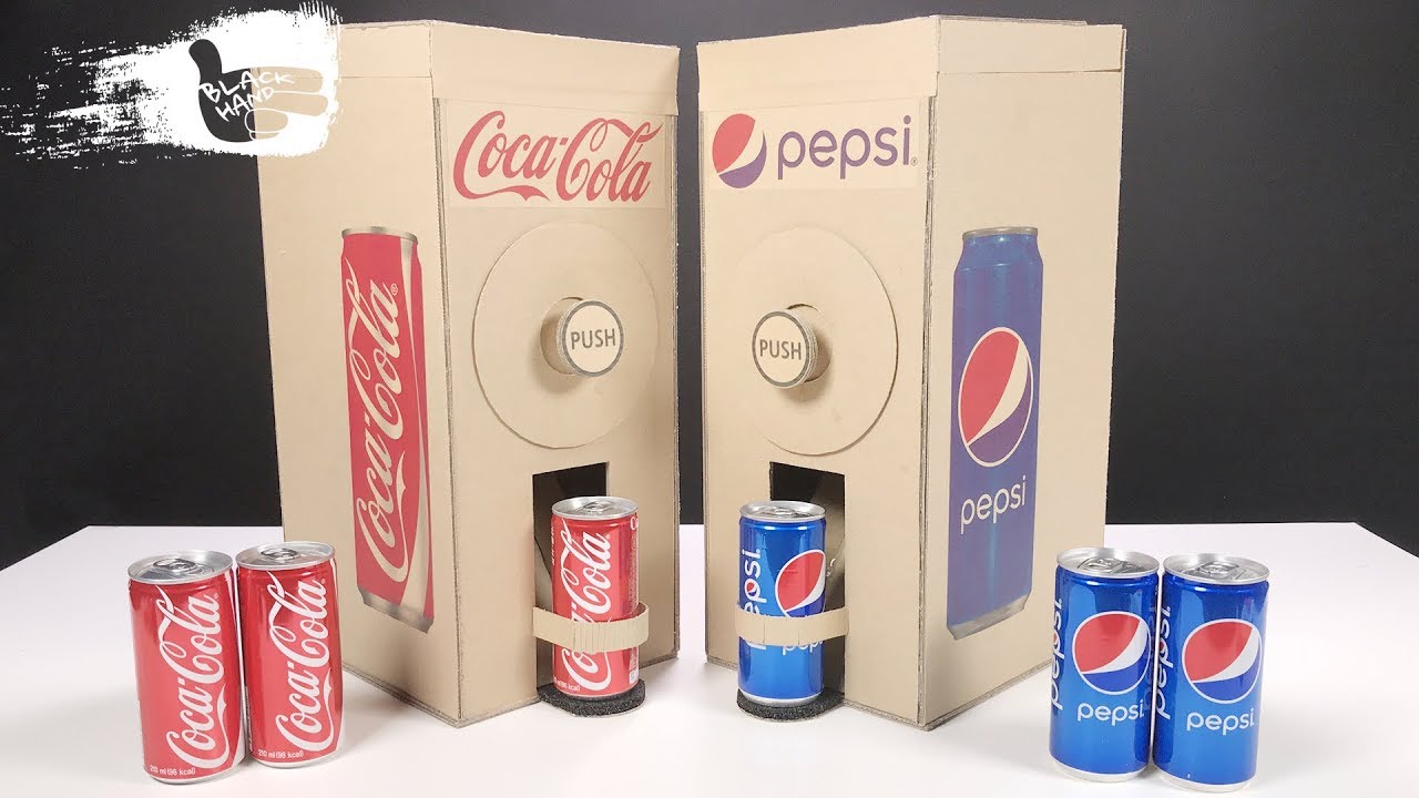 How to Make Coca Cola and Pepsi Vending Machine