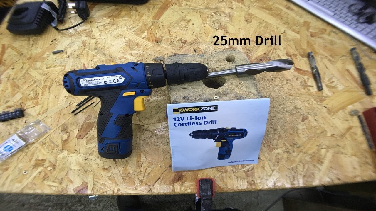 Testing Aldi Workzone 12V Li-Ion Cordless Drill Any Good.