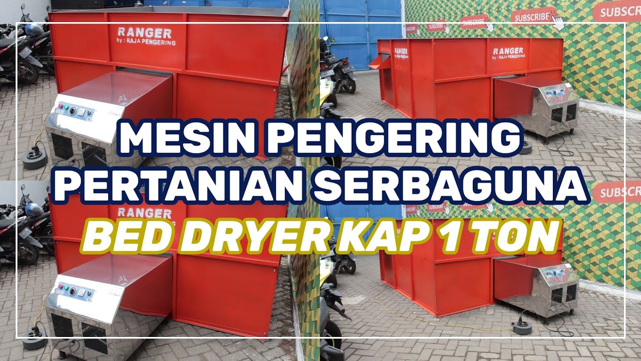 Mesin Pengering Padi Jagung Kapasitas 1 Ton! Bed Dryer Pengering Kapulaga Kedelai Kopi Gabah