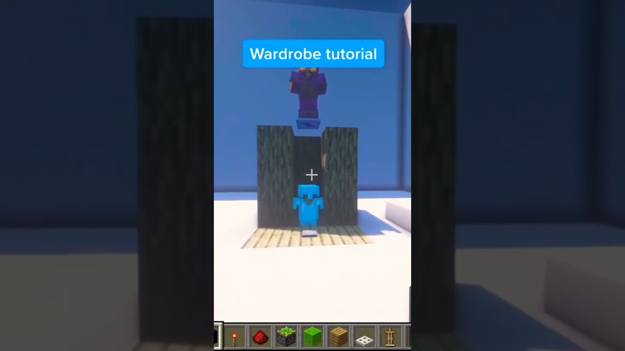 AUTOMATIC ARMOUR STAND IN MINECRAFT #minecraft #shorts #minecraftshorts #subscribe #short #funny
