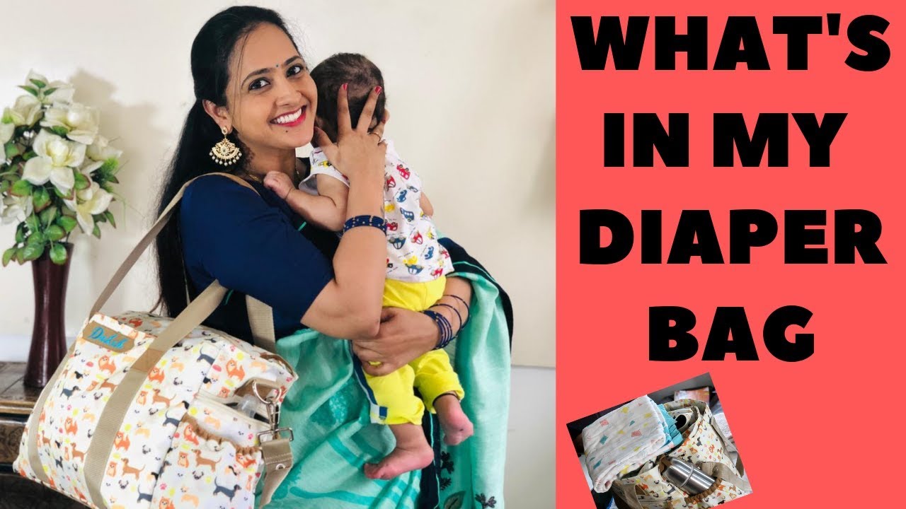 Lasya Talks || What's In My Diaper Bag || Diaper Bag Essentials ||