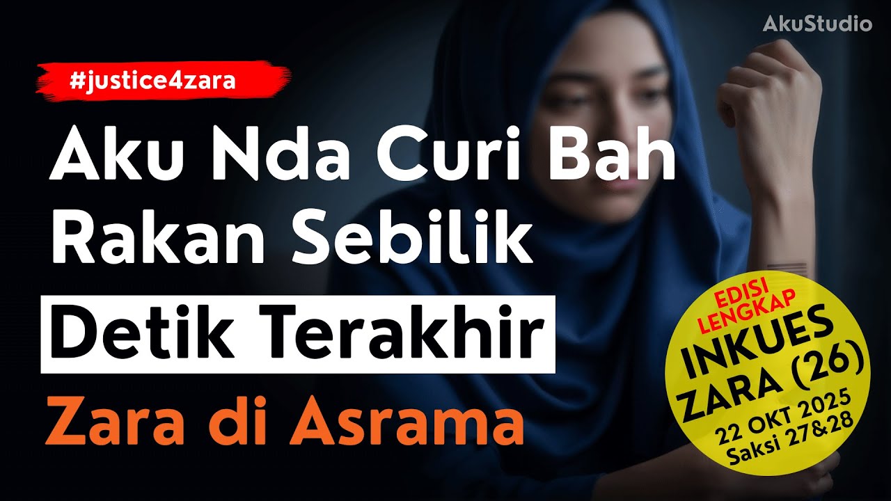 AKU NDA CURI BAH ‼️ RAKAN SEBILIK KONGSI DETIK TERAKHIR ZARA DI ASRAMA