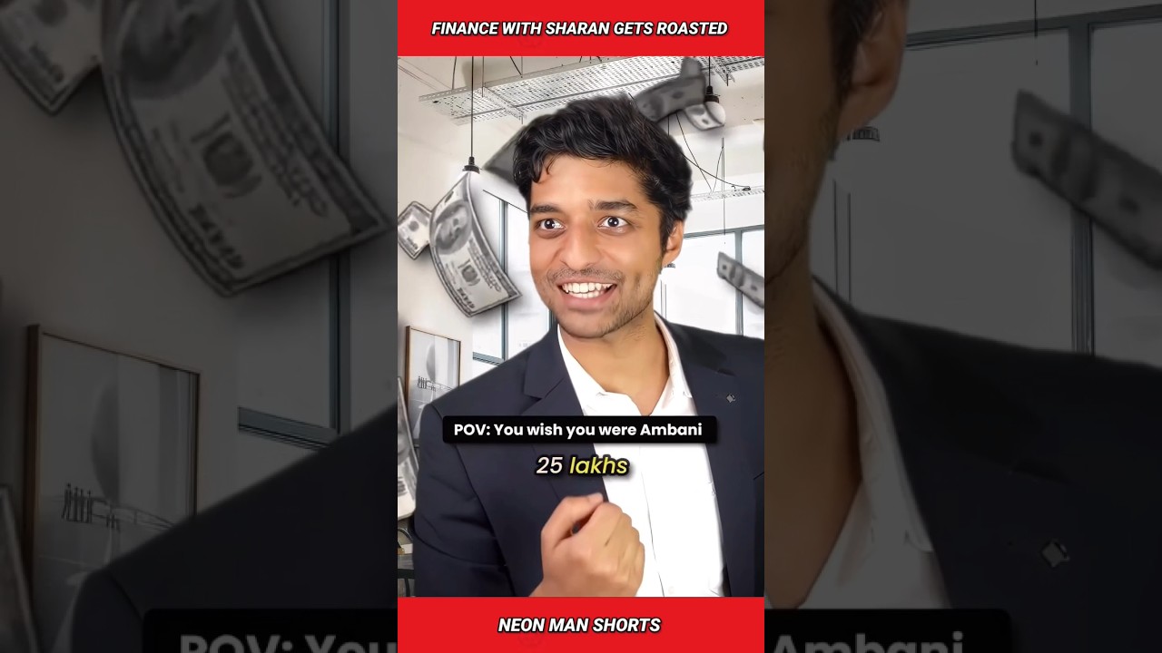 Finance with Sharan gets ROASTED due to this... | Finance with Sharan News Shorts Facts #shorts