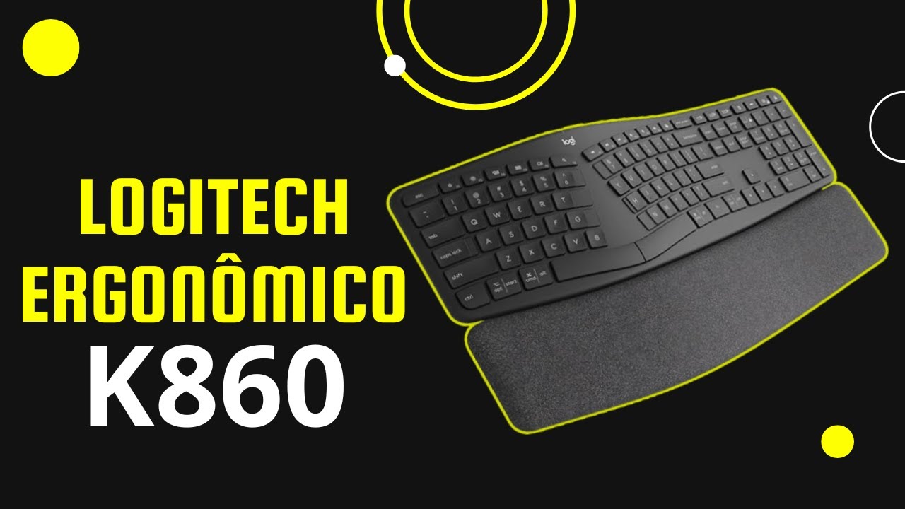 Teclado logitech ERGO K860: Unboxing e review